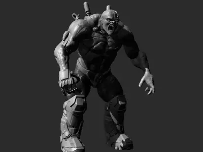 Cyber Zombie 3D model