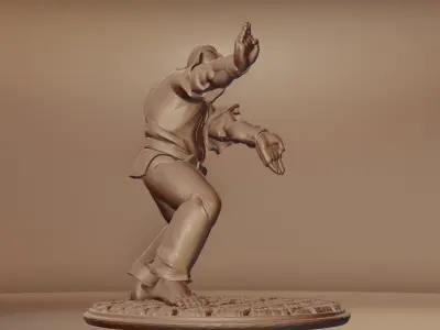 DAN - STREET FIGHTER 3D print model