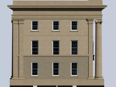 Curzon Street Station  Birmingham UK 3D model