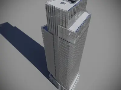 1 Leadenhall Street Tower - London Skyscraper 3D model