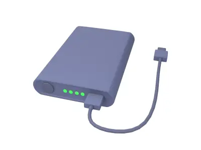 Power Bank Icon v1 003 Low-poly 3D model