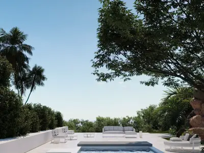 Poolins Modular swimmingpool scenes 3D model