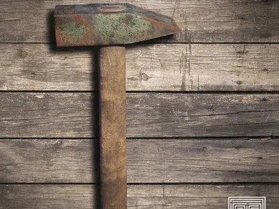 Old Hammer - Game Ready - RC Low-poly 3D model