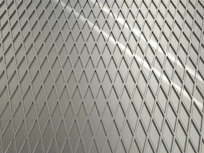 Lattice Plate 3D Model Low-poly 3D model