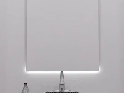 Illuminated Mirror 31 3D model