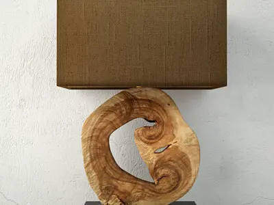 Acacia Table Lamp by Jamie Young 3D model