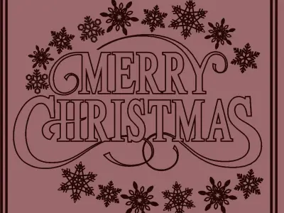 Neon Light Christmas Set1 3D model