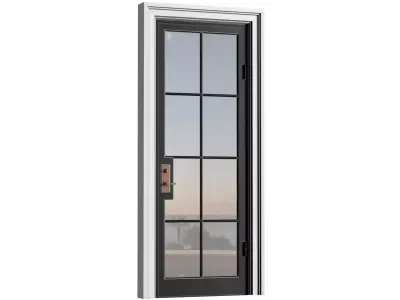 External Iron Front Doors 3D model