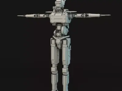 Chappie star wars robot 3D model