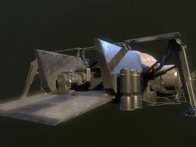 Mars Station 3D model