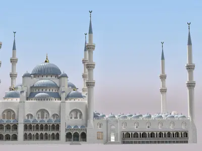 Sultan Ahmet Mosque 3D model