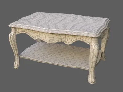 SubD - Stylized Table 3D model