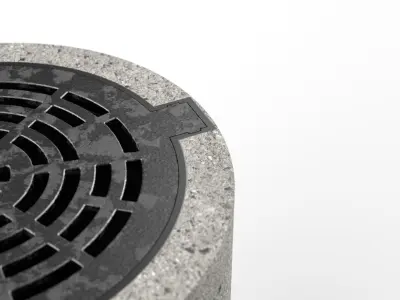 Manhole cover 3D model