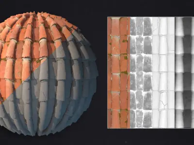 Roof Tile Texture