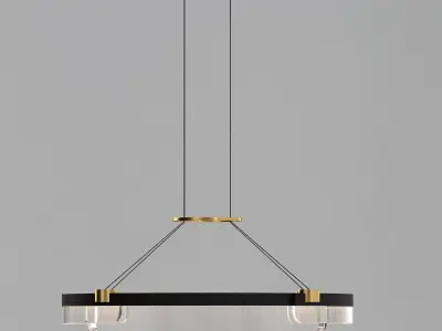 Chandelier MARGA Low-poly 3D model