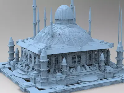 Baroque Persian Temple 3D model