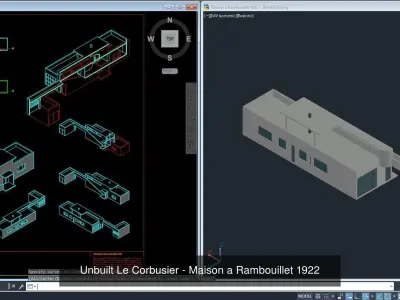 Unbuilt Le Corbusier  3D Model Pack