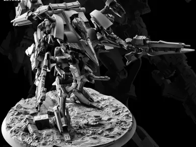 Armored Core Rayleonard 75mm 3D print model