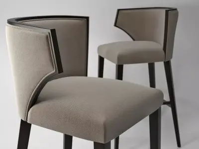 Villa Barstool 3D model