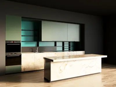 12-Kitchen12 matte 1 3D model