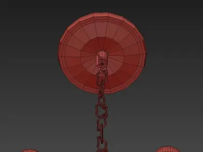 Crystal Cube Large Chandelier 3D model