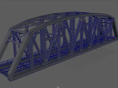 TRAIN BRIDGE 3D model