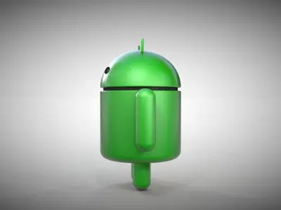 Android Robot - 3D Logo Low-poly 3D model