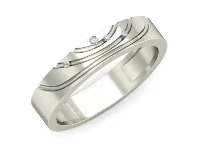 Women Wedding Engagement Ring 3D print model 28