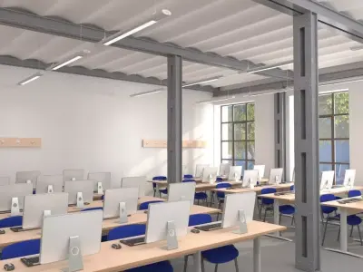 Classroom Computer 3D model