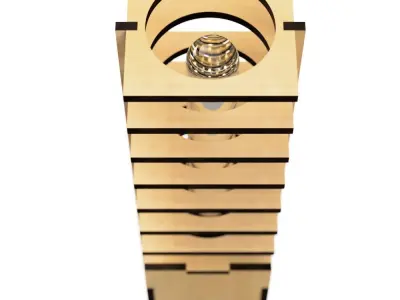 DESK LAMP STL AND DXF FILES 3D print model