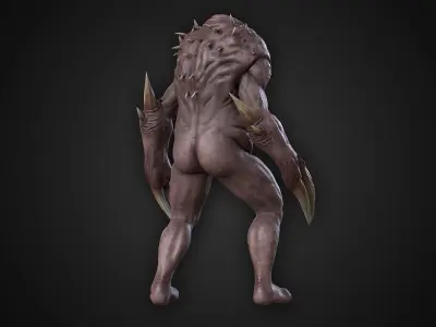 Fat Ripper Low-poly 3D model