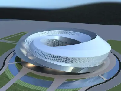 Exhibition Hall 3D model