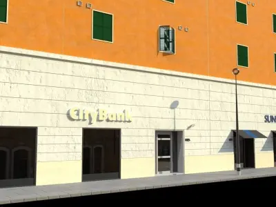 Building 13 3D model purchase