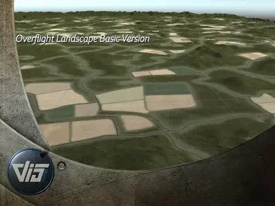 Overflight Landscape - Basic Version  3D model