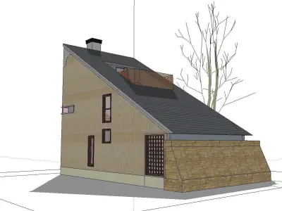 Creative Design-Holiday Cabin-056 3D model