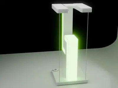 Floating lamp 3D model