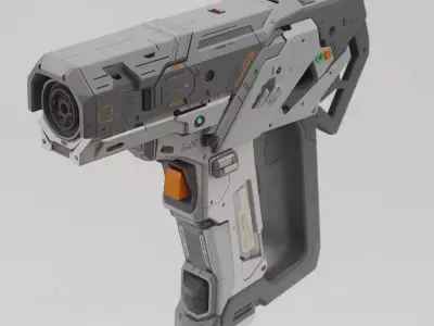 Futuristic Tactical Scanner 3D Model Low-poly 3D model