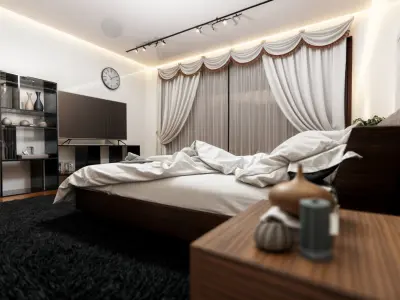 bedroom modern design 3D model