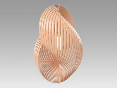 Twisty Lamp 3D model