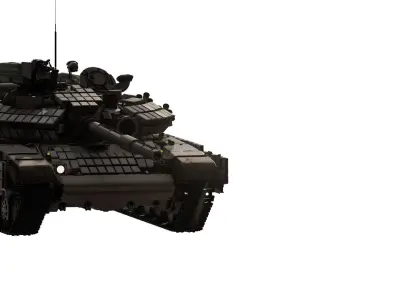 T-64 Main battle tank 3D model