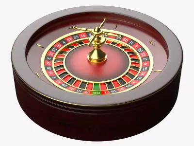 Roulette Wheel 3D model