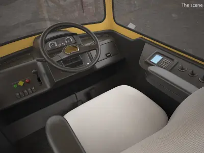  Agricultural Bale Wagon with Loader Red Yellow 