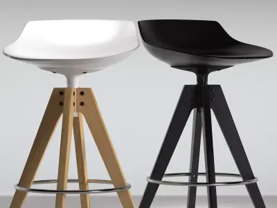 Flow Stool VN 4-65 3D model