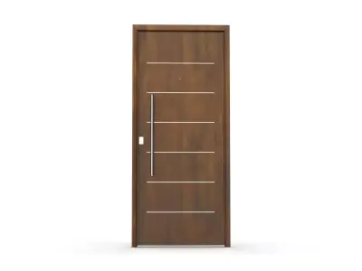 Industrial Steel Door with Frame Fortezza 3D Architectural Model 3D model