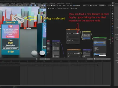 3d Comparison Video Template Low-poly 3D model