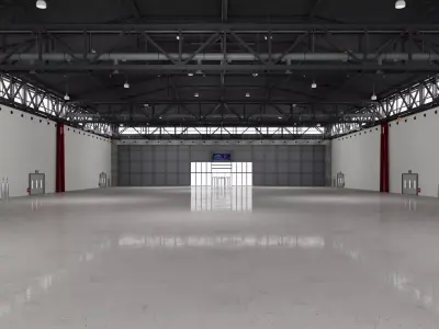 Exhibition Hall 38 3D model