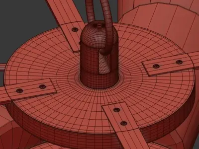 Grinder Loft Industrial Mill 3D model