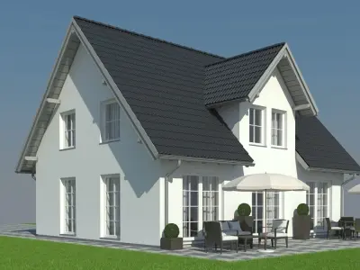 Family House 4 3D model
