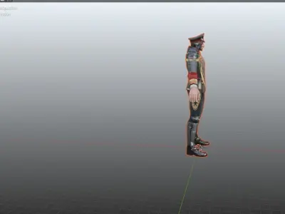 German Terminator 3D model