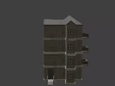 House Model 58 Low-poly 3D model